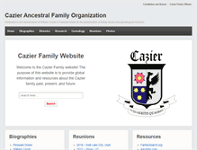 Tablet Screenshot of cazier.org